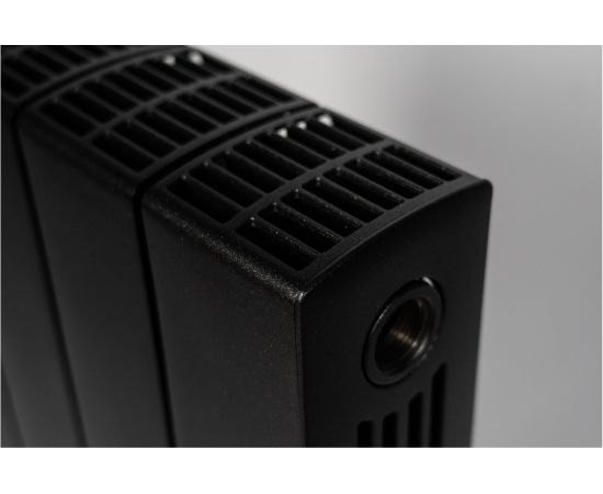 Биметаллический радиатор RIFAR 63 SUPReMO 500-6, Ду 3/4, антрацит R S50063/49005 – изображение 6