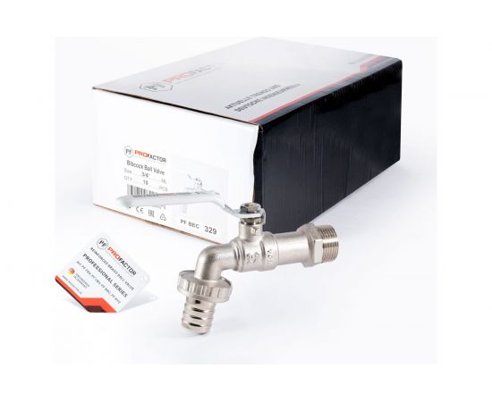 Шаровой кран PROFACTOR водоразборный PF STANDARD ручка рычаг 3/4 дюйма PF BBC 329 – изображение 7
