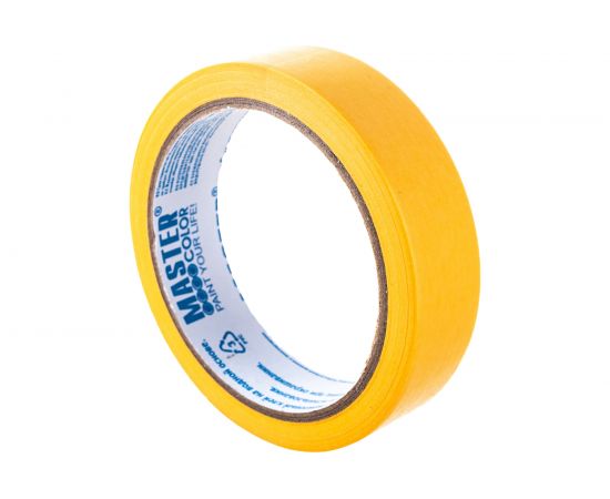 Малярная лента MASTER COLOR золотистая, рисовая бумага, термостойк. до 100C, 24 мм х 25 м 30-6122 – изображение 7