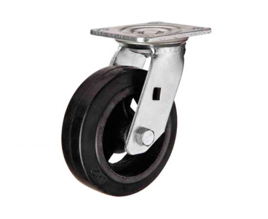 Большегрузное чугунное колесо поворотное с панелью SCD 55 (125 мм; 160 кг) А5 1000088 