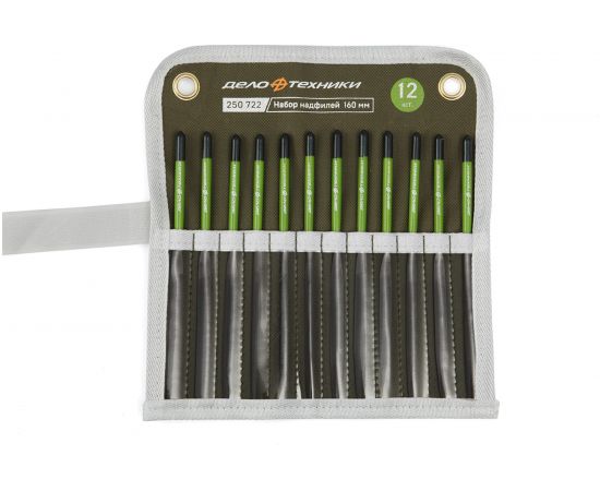 Набор надфилей Дело Техники 12 шт., Ø 4 мм, длина 160 мм 250722 