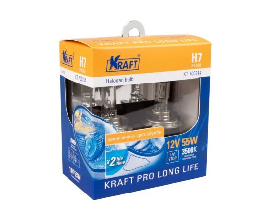 Автолампа KRAFT H7 12v55w PX26d Pro Long Life KT 700214 