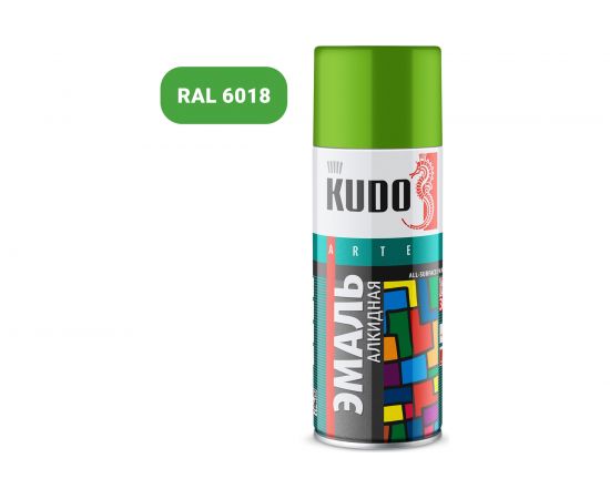 Универсальная эмаль KUDO салатовая 11589759 
