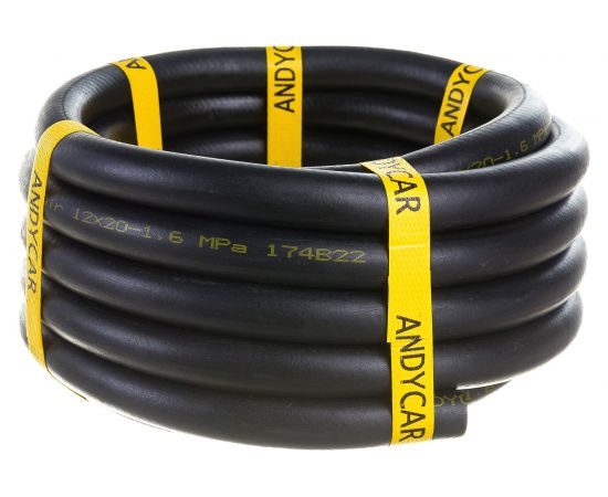 Шланг резиновый 3-х слойный маслобензостойкий ГОСТ 10362-2017 (12х20 мм; 16 атм.; бухта 5 м) Andycar H7-5 
