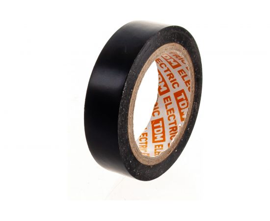 Изолента ПВХ TDM 0,13x15 мм, черная 10 м SQ0526-0026 