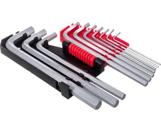 Набор шестигранников YATO 2,0-12мм, CrV, 9шт. YT-0508 