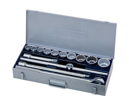 Набор торцевых головок 3/4" 12-гранных 14 предметов IZELTAS 1120006014 