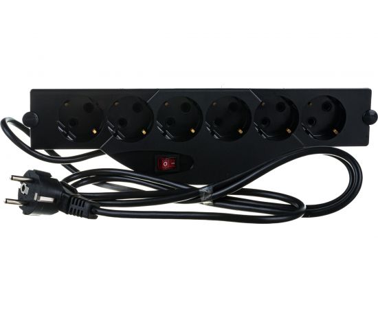 Сетевой фильтр Vektor SOFT черный 1.8-2м 15784 