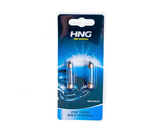 Автолампа HNG C5W SV8.5 блистер, 2шт. HNG-12539-2бл 