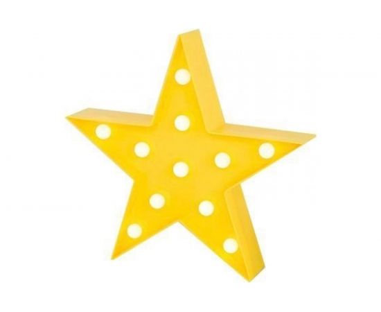 Светодиодный светильник Apeyron Звезда 3 Вт, АБС-пластик, желтый, ТБ 12-24 