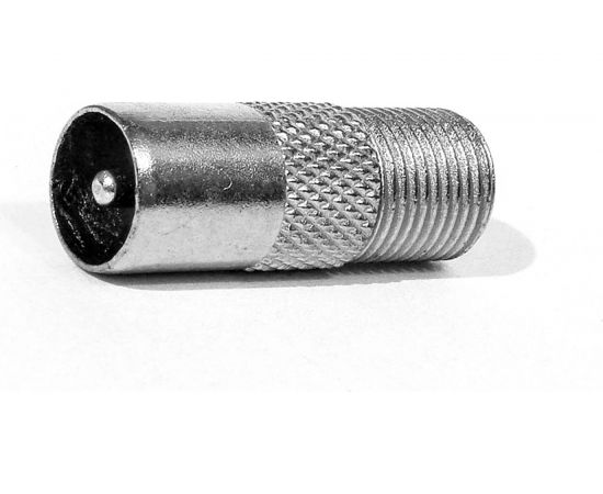 Переходник DORI F гнездо - TV штекер металл 2330 – изображение 2