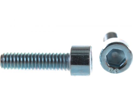 Болт с цилиндрической головкой и внутр. шестигранником Метизный двор 6x20 DIN 912, 100 шт. 4607159065773 – изображение 2