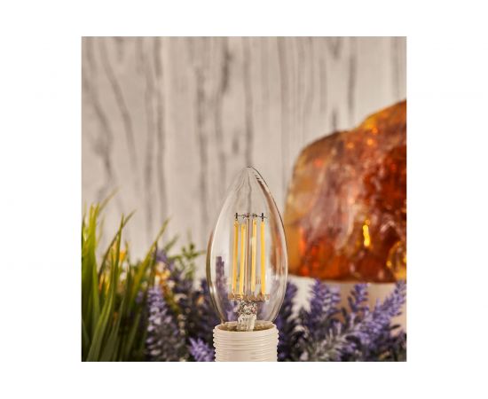 Филаментная лампа REXANT Свеча CN35 7.5 Вт 4000K E14 604-084 – изображение 2