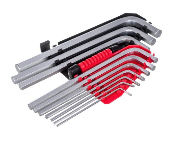 Набор шестигранников YATO 2,0-12мм, CrV, 9шт. YT-0508 – изображение 2