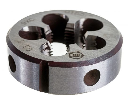 Плашка, трубная цилиндрическая G 3/8 дюйма 9ХС ТМ Туламаш 57997 – изображение 2