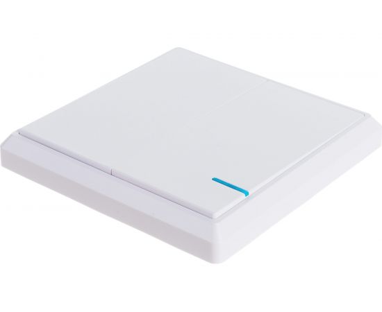 Беспроводной выключатель GRITT Practic 2 клавиши, белый 11003 – изображение 3