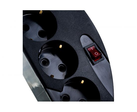 Сетевой фильтр Vektor SOFT черный 1.8-2м 15784 – изображение 3