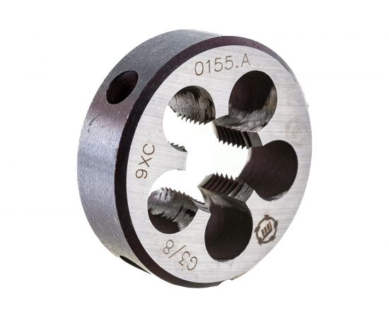 Плашка, трубная цилиндрическая G 3/8 дюйма 9ХС ТМ Туламаш 57997 – изображение 3