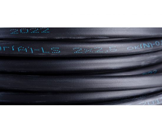 Кабель ЭлПроКабель твердый плоский негорючий малодымный ВВГп-нгА LS 2х2,5 20М ГОСТ 4630017849130 – изображение 3