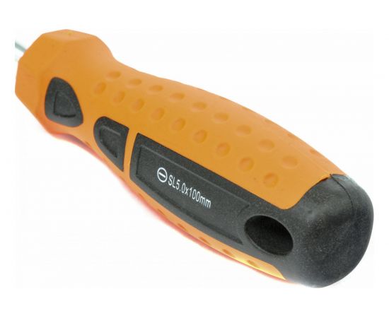 Отвертка SL5.0х100мм, CrV, 2-х компонентная рукоятка SPARTA Point 11766 – изображение 3