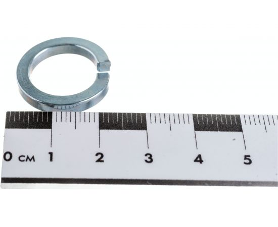 Пружинная шайба Стройметиз 14 гровер, DIN 127B, цинк уп. 3 шт. 3080081 – изображение 3