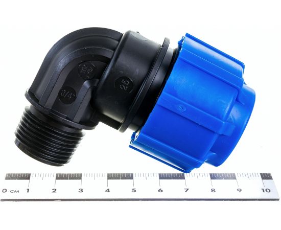 Отвод с наружной резьбой ПОЛИТЭК 25х3/4 50012534 – изображение 4