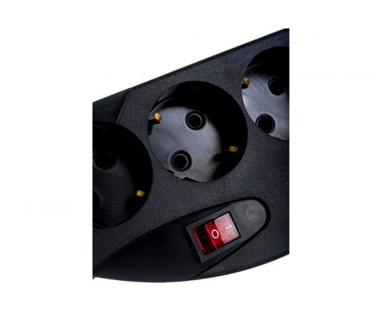 Сетевой фильтр Vektor SOFT черный 1.8-2м 15784 – изображение 5