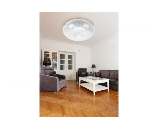 Бытовой светильник ЭРА SPB-6-12-4K B светодиодный 12Вт 4000K 960Лм Паутина 263x86 Б0019805 – изображение 5