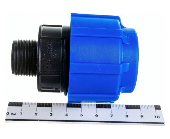 Муфта с наружной резьбой ПОЛИТЭК 32х3/4 53003234 – изображение 5