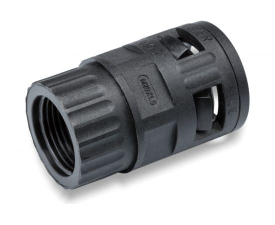 Муфта для гофрированных труб Weyer WQG2-M20B/AD21.2 - коннектор прямой, внутр. M20x1.5 WE1302500 