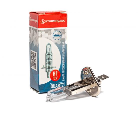 Галогенная автолампа Autoimpuls QUARTZ H1 12 В 55W P14.5s H1 12-55 