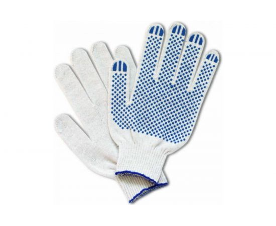 Перчатки с ПВХ РемоКолор 10 класс вязки, 6-ти нитка, 24-2-010 