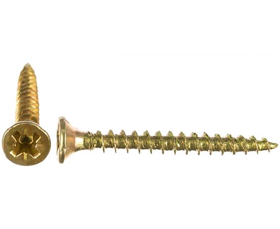 Саморез КРЕП-КОМП желтый цинк POZY 3,5х30 1000шт жд3530ф 