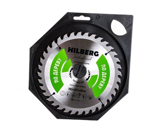 Диск пильный Industrial Дерево (190х20 мм; 36Т) Hilberg HW195 