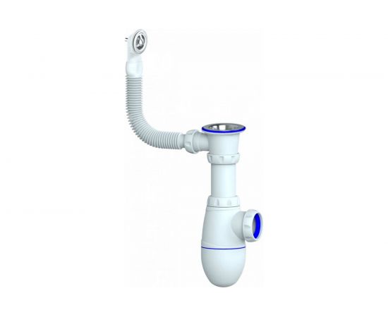 Сифон Unicorn B421 1 1/2х40 с круглым переливом 534491 