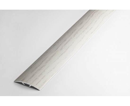 Порог одноуровневый алюминиевый Лука 31,2 мм, 2,7 м, декоративный, Дуб арктик УТ000022459 