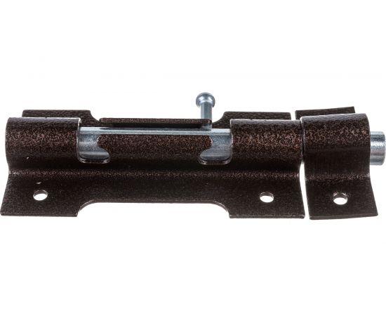 Накладной засов Делга ОСНОВНОЙ (медь; с круглым ригелем; 150 мм) Д809 