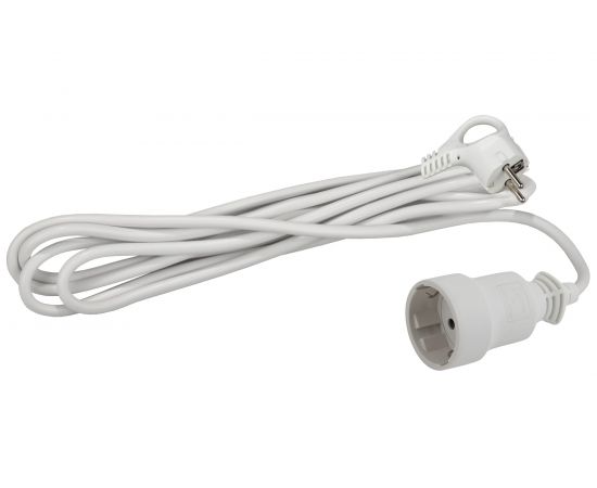 Удлинитель ЭРА UX-1е-5m с заземлением, 1гн, 5м, ПВС, 3x0.75мм2, 10А Б0039818 