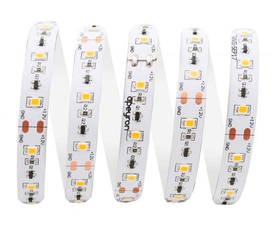 Светодиодная лента APEYRON 12В, 14.4Вт/м, smd2835, 60д/м, IP20, 600Лм/м, теплый белый 115 