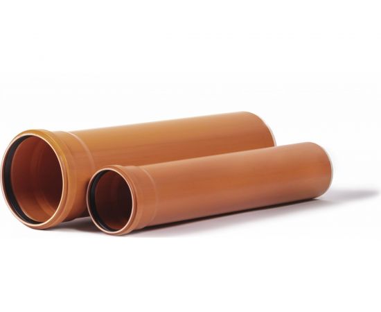 Труба ХЕМКОР НПВХ, наружная канализация, SN 8, 250x6130 мм 1491046 – изображение 2