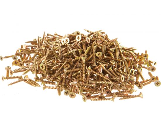 Саморез КРЕП-КОМП желтый цинк POZY 5х35 600шт жд535ф – изображение 2