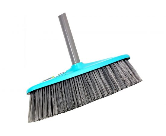 Щетка GoGo ПВХ, цвет голубой, с деревянной серой ручкой, 120 см 60300 BLUE – изображение 2