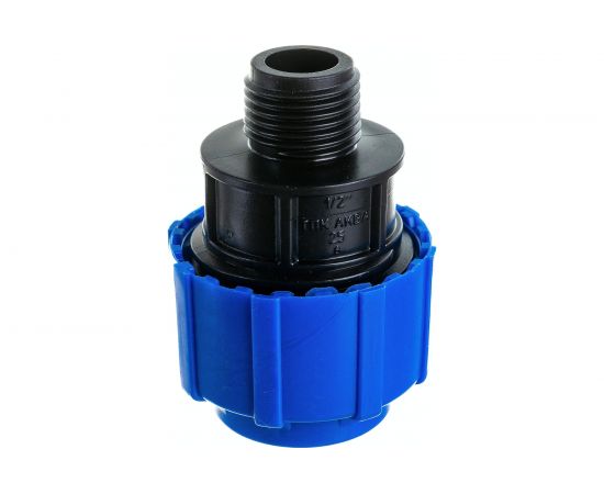 Муфта ПОЛИТЭК с наружной резьбой 25х1/2 53002512 – изображение 2