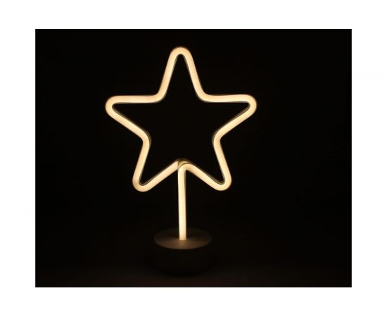 Светодиодный настольный неоновый светильник Apeyron Звезда, цвет свечения желтый 12-68 – изображение 2