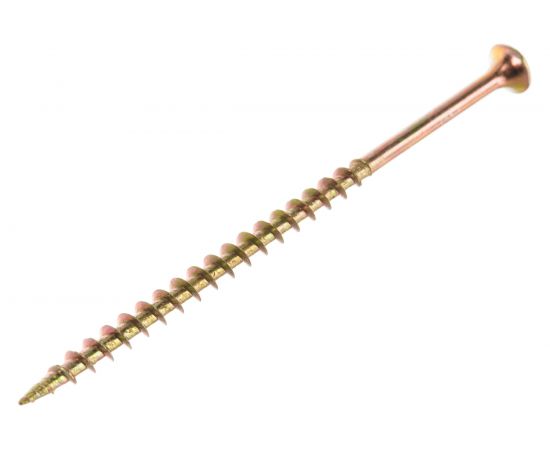 Саморез КРЕП-КОМП жёлтый цинк PH-2 по дереву 4,2х89 100 шт ждп8942ф – изображение 2