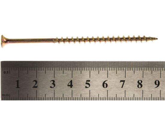 Саморез КРЕП-КОМП жёлтый цинк PH-2 по дереву 4,2х89 100 шт ждп8942ф – изображение 3