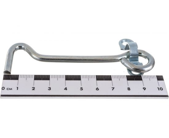 Дверной крючок РемоКолор (прутковый; оцинкованый; 100 мм) 70-0-232 – изображение 3