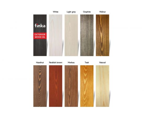 Масло для террас и фасадов Finka Exterior Wood Oil Нazelnut, 2.2 л артикул FO-22H – изображение 3