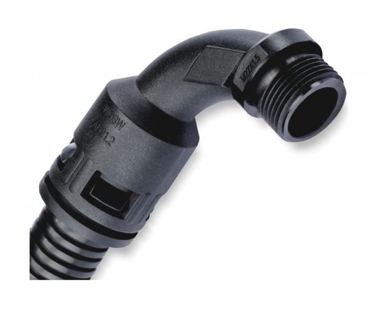 Муфта для гофрированных труб Weyer WQBW-M25B/AD21.2 - коннектор поворотный, нар. M25x1.5 WE1902000 – изображение 3