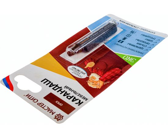 Мебельный карандаш Мастер Сити (блистер; орех) 2031615 – изображение 3